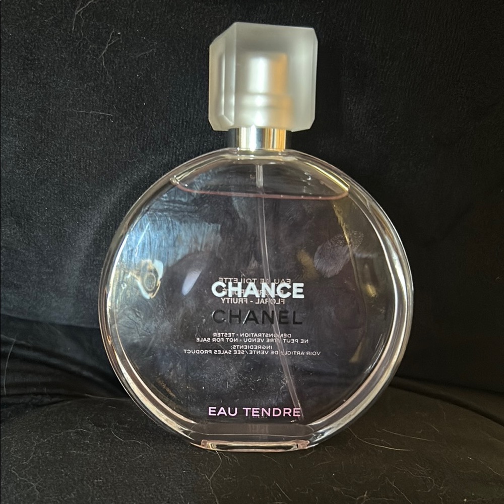 CHANEL Chance Eau Tendre Perfume Bottle - Clear and Silver